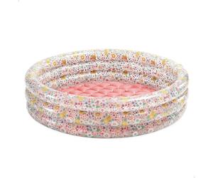 Piscina hinchable flores con suelo acolchado sweet blossom