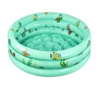 Piscina Hinchable Infantil ø 100 cm,Piscina Inflable Pequeña para Niños,Piscinas Infantiles para Niños,Piscina Hinchable Familiar de 3 Anillos para Familia Exterior Jardín Patio Interior Agua Juego