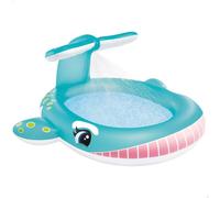 Piscina hinchable infantil intex con aspersor ballena