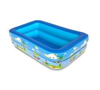 Piscina Hinchable Infantil,Piscinas Infantiles para Niños,Piscina Rectangular para Jardín,Piscina Inflable Niños para Fiesta de Verano en La Piscina Interior Exterior