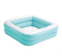 Piscina hinchable intex cuadrada infantil 85x85x23 cm - 2/s