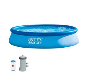 Piscina hinchable intex easy set 4 metros con depuradora