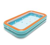 Piscina hinchable para niños, piscina infantil, piscina infantil, piscina inflable, 2 ruedas de 120 x 90 cm, altura 34 cm