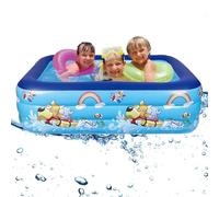 Piscina Hinchable,Piscina Hinchable Infantil 120x 85x 30CM,Piscina Hinchable Rectangular,Piscina Inflable Infantil Niños,Piscina Hinchable de Bebés,Piscina de Jardín Exterior Interior