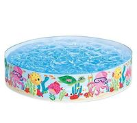 Piscina Hinchable, Piscina Inflable de Alta Resistencia | Azul 183x38cm for patio familiar: piscina inflable