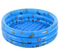 Piscina Hinchable, Piscina Inflable de PVC | Azul Rosa 100x35cm Garden Splash Play: Diversión acuática familiar(Blue)
