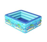 Piscina Hinchable, Piscina Inflable de PVC | Azul, varios tamaños, patio trasero, jardín, piscina familiar(180*139*55cm)