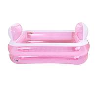 Piscina Hinchable, Piscina Inflable de PVC | Diversión acuática multicolor 152x108x60cm: juego familiar(Pink)