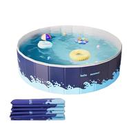 Piscina hinchable, piscina pequeña portátil, bañera plegable de gran capacidad para actividades de natación para jardín, vacaciones, patio