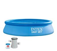 Piscina hinchable redonda intex easy set 3 metros + depuradora