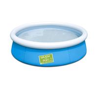 Piscina infantil económica Bestway redonda con aro superior hinchable sin depuradora para niños de 152cm de diámetro y 38cm de altura