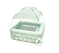 Piscina infantil hinchable para el jardín, tamaño familiar grande, fácil de montar, perfecta para divertirse al aire libre, momentos de diversión acuática veraniega (A, 150 cm)
