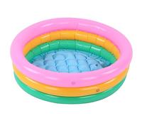 Piscina infantil hinchable, redonda, de colores vivos, para niños. Piscina para bebés. (Pequeña)