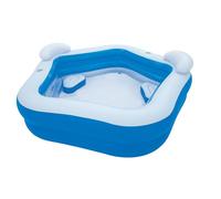 Piscina Inflable Para Niños Con 2 Cojines 213x207x69h Family Bestway 54153