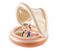 Piscina inflable para niños, juguete de natación hinchable con protección solar, asiento de natación para niños, para vacaciones de verano, viajes, resort, parque acuático, fiesta, jardín al aire