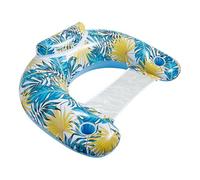 Piscina inflables Floats - Silla inflable | Flotador de natación | Silla de piscina de PVC de gran tamaño | Con soporte para vasos poold sofá balsa flotante | Balanzas de agua flotante adultos adultos