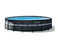 Piscina Intex Ultra Xtr Frame Ø 549x132h Con Bomba De Arena Escalera Y Lonas