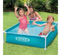 57173 piscina sobre suelo Piscina con anillo hinchable Rectangular azul, Piscina con anillo hinchable, 10,7 kg