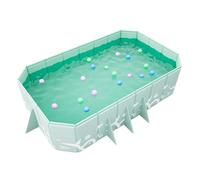 Piscina no hinchable, cómoda y fácil de usar, espesada, plegable, portátil