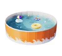 Piscina no inflable: piscina plegable, piscinas plegables - Cuenca portátil de baño de nylon para niños y adultos, piscina al aire libre que salva espacio para patio trasero, jardín y diversión de fie