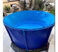 Piscina ornamental para acuario para interior y exterior, estanque de peces de colores hidropónico, gran estanque de peces de lona