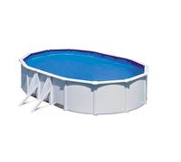 Piscina Oval GRE Fidji Kit 610 Eco 610x375x120 Bomba A Arena Skimmer Escalera