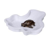 Piscina Para Baño De Tortugas - Baño De Reptiles XXL Para El Mantenimiento De Terrarios, Recipiente Combinado Para Alimentos, Plataforma Para Subir Escaleras, Accesorios Para Lagartos Para Ranas Tortu