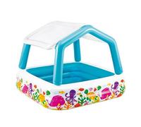 Piscina para Niños Hinchable Con Sombrilla 157x157x122h Sun Cortina Intex 57470