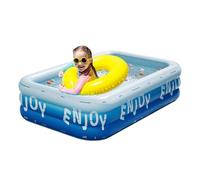 Piscina para niños: piscina inflable grande para exteriores, piscina de ocio duradera con paredes laterales reforzadas | Piscina perfecta para adultos, familias, parques, y funciones acuáticas