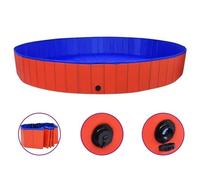 Piscina para perros color Rojo y Azul