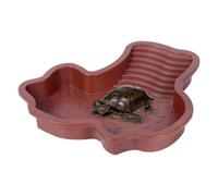 Piscina para Reptiles - para Tortugas | Terraza con Rampa para Acuario De Tortugas, Bebedero para Lagartijas, Suministros para Anfibios, Serpientes, Dragones Barbudos | Accesorio para Acuario