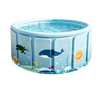 Piscina Pieghevole Per Bambini - Opzione Di Riporlo Efficiente, Vaschetta Bagno Bambini, Soluzione Non Gonfiabile Durevole | Accessorio Gioco Patio Cortile, Struttura PVC estable | Per Cani