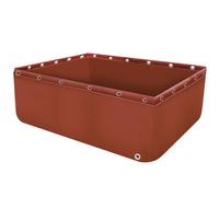 Piscina plegable de PVC con válvula de drenaje, portátil, en lona, para peces Koi y tortugas, ideal para acuarios y jardines