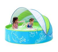 Piscina Plegable Espacio De Verano Al Aire Libre Con Piscina De Pelotas Y | Vacaciones Al Aire Libre Jardín Patio En La Playa En El Patio Y Camping En