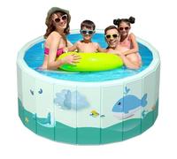Piscina Plegable para Niños - Bañera De PVC Portátil Interactiva, Piscina Infantil para Bañarse, Piscinas Interior Plegable para Perros, Terraza, Patio Trasero, Exterior, Jardín Y para