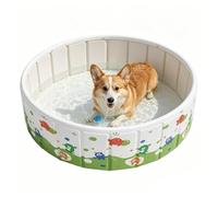 Piscina Plegable para Perros - Piscina Plegable para Perros - de Baño para Cachorros,para Niños y Cachorros Exterior Jardín Camping Playa Autocaravana Verano Hogar Apartamento Viaje Familiar
