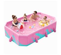 Piscina Plegable, Piscina Elevada Sin Inflar para Niños & Adultos