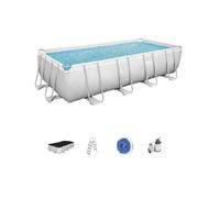 Piscina rectangular Bestway 56466 cm 549x274x122 h con estructura y bomba