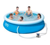 Piscina Redonda Con Anillo 305X76H Art. 57270 Bestway Con Bomba