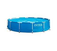 Piscina redonda metal frame intex 366x76 cm 6503 litros + depuradora