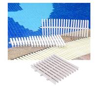 Piscina Rejilla De Desbordamiento De Drenaje, Plástico ABS Cubierta De Rejilla, Empalme Hundir Parrilla De Actividades Para Caminos De Entrada Patios Piscina Cubiertas Áreas Comerciales ( Color : Whit