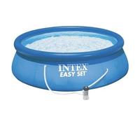 Piscina Sobre El Suelo Easy 28108np Intex Redonda Cm 244 X 61 Con Bomba Filtro