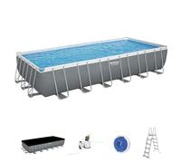 Piscina sobre el Suelo Rectangular 732x366x132cm Con Bomba A Arena Bestway 56475