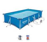Piscina Tubular Rectangular 4X2.1X 0.8M Liner PVC Bestway