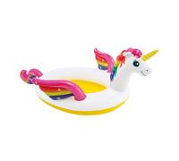 INTEX Piscina unicornio hinchable multicolor con pulverizador