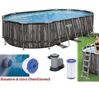 Piscinas Fuera De Tierra Ovaladas Steel Set Bestway 5611R - CM.Ø610x366xH122