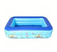 Piscinas Hinchables para Adultos Rectangular Gruesa de Gran Tamaño con | Piscina Familiar Hinchable para Patio Exterior Jardín durante el Verano y de Agua o Interior