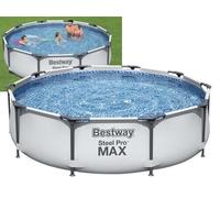 Bestway Conjunto Piscina Elevada Jardín Piscina Infantil Acero Pro MAX