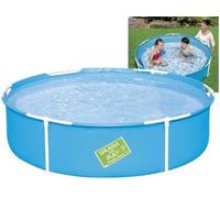 Bestway Steel Pro 56283 piscina sobre suelo Piscina con anillo hinchable Círculo 580 L Azul