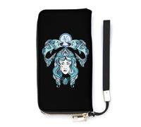 Piscis Constellation - Cartera delgada para mujer, bolso largo, bonito bolso de mano, tarjetero